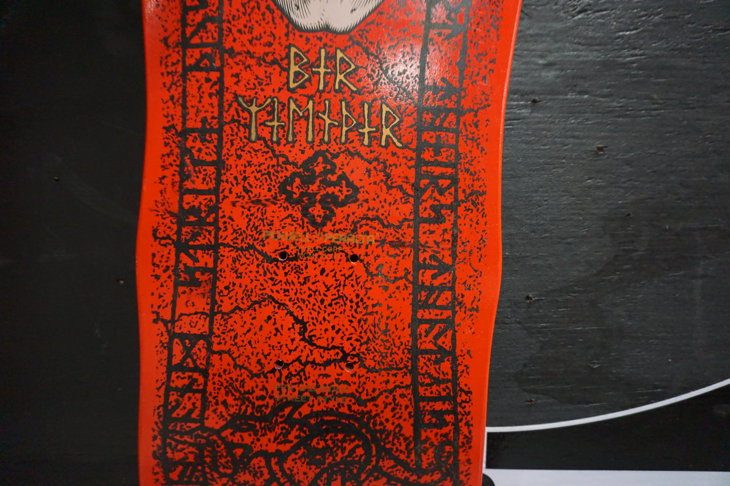 Powell Peralta Per Welinder Nordic Skull- NOS - Red - AS IS - No Returns.