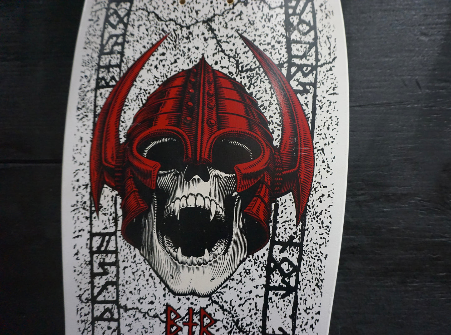 Powell Peralta Per Welinder Nordic Skull- NOS - White - AS IS - No Returns.