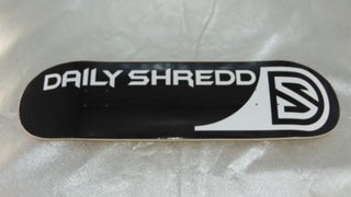 Team Shredd Logo Popsicle Black K Shape 8.75