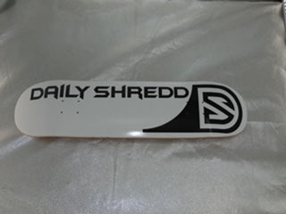Team Shredd Logo Popsicle White O Shape  8.25