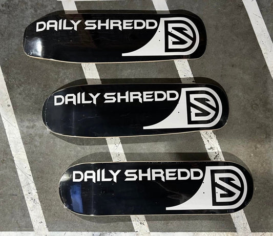 Team Shredd Logo Shaped Black 9.3