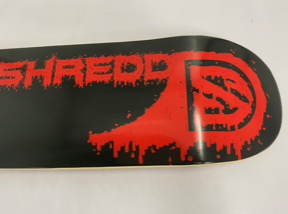 Team Shredd Logo Popsicle White/Blood O Shape  8.25