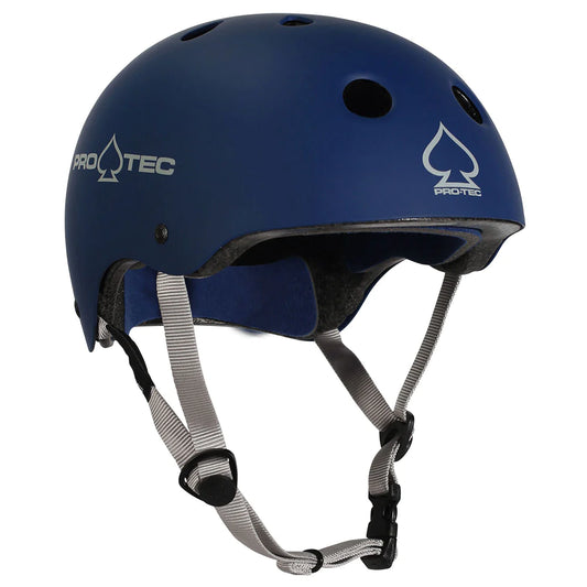 Protec Certified Full Cut Multi Skate Helmet - Matt Blue Medium