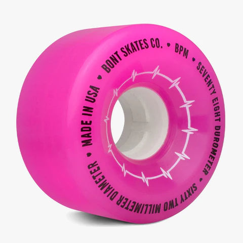 Bont BPM Wheels Hot Pink 78A / 62MM / Set of 8