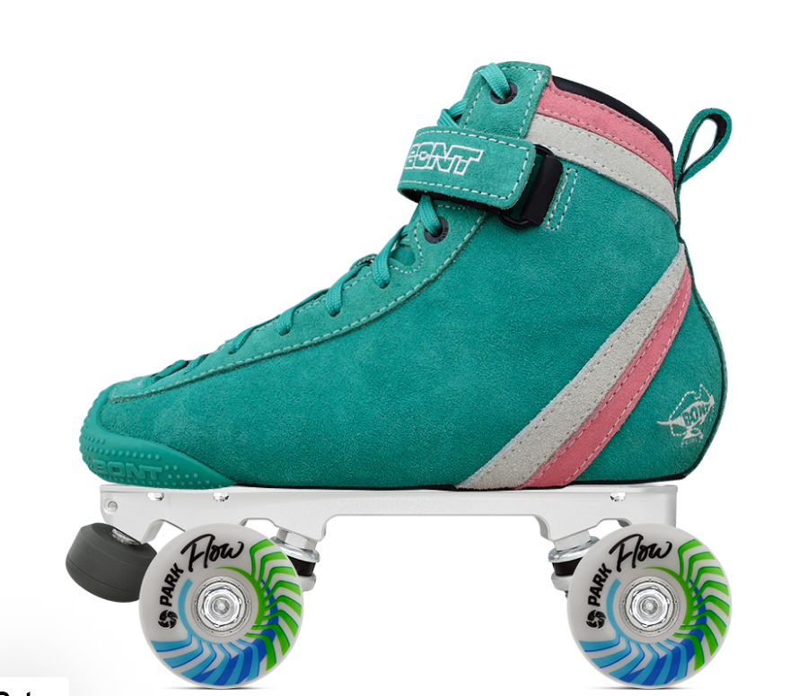 Bont ParkStar Roller Skates - 5.5 / Soft Teal/White/Bubblegum Pink / 5.5