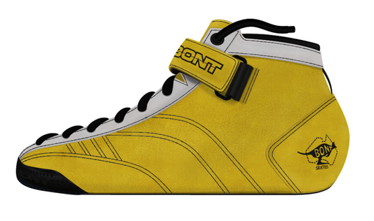 Bont Prostar Roller Skates - 6.0 / Suede Yellow/Cream Size 6