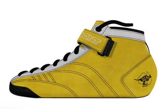 Bont Prostar Roller Skates - 7.5 / Suede Yellow/Cream Size 7.5