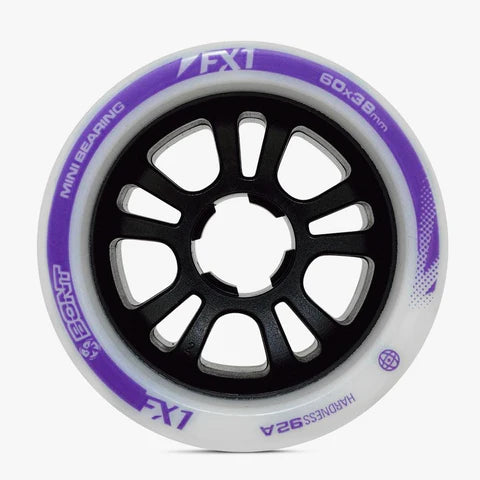 Bont FX1 Wheels 92A/60MMx38 Purple 8pcs